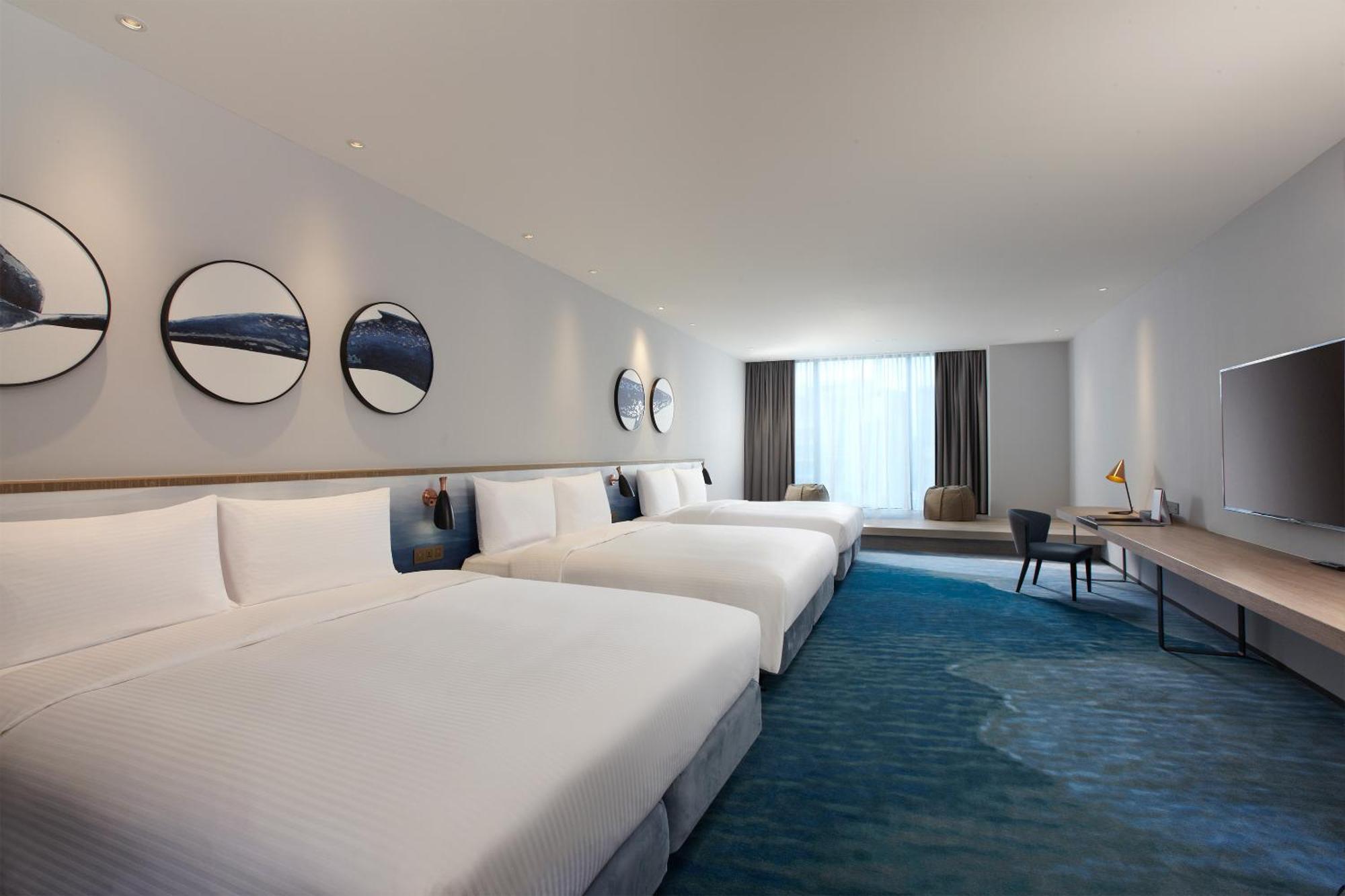 Cozzi Blu Hotel Zhongli Bagian luar foto